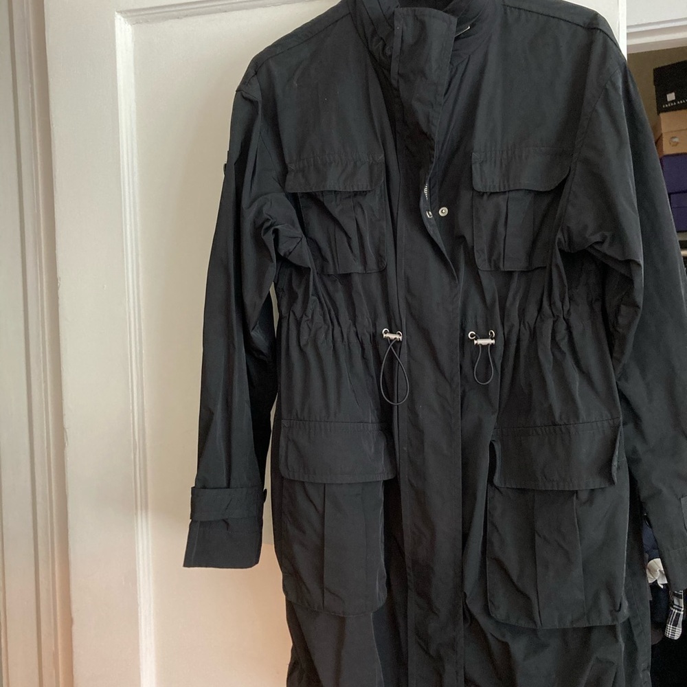 Black anorak